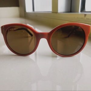 Tory Burch retro chestnut sunglasses